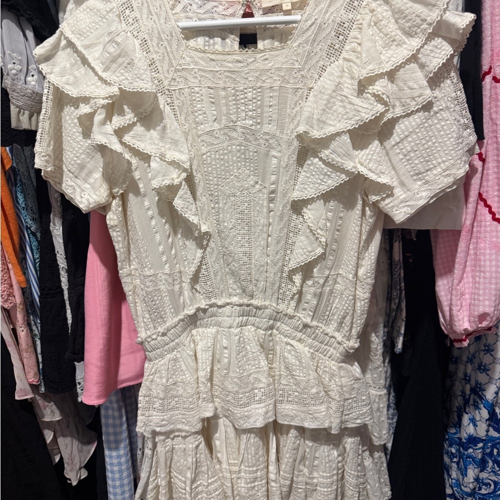 Loveshackfancy ruffle mini  dress